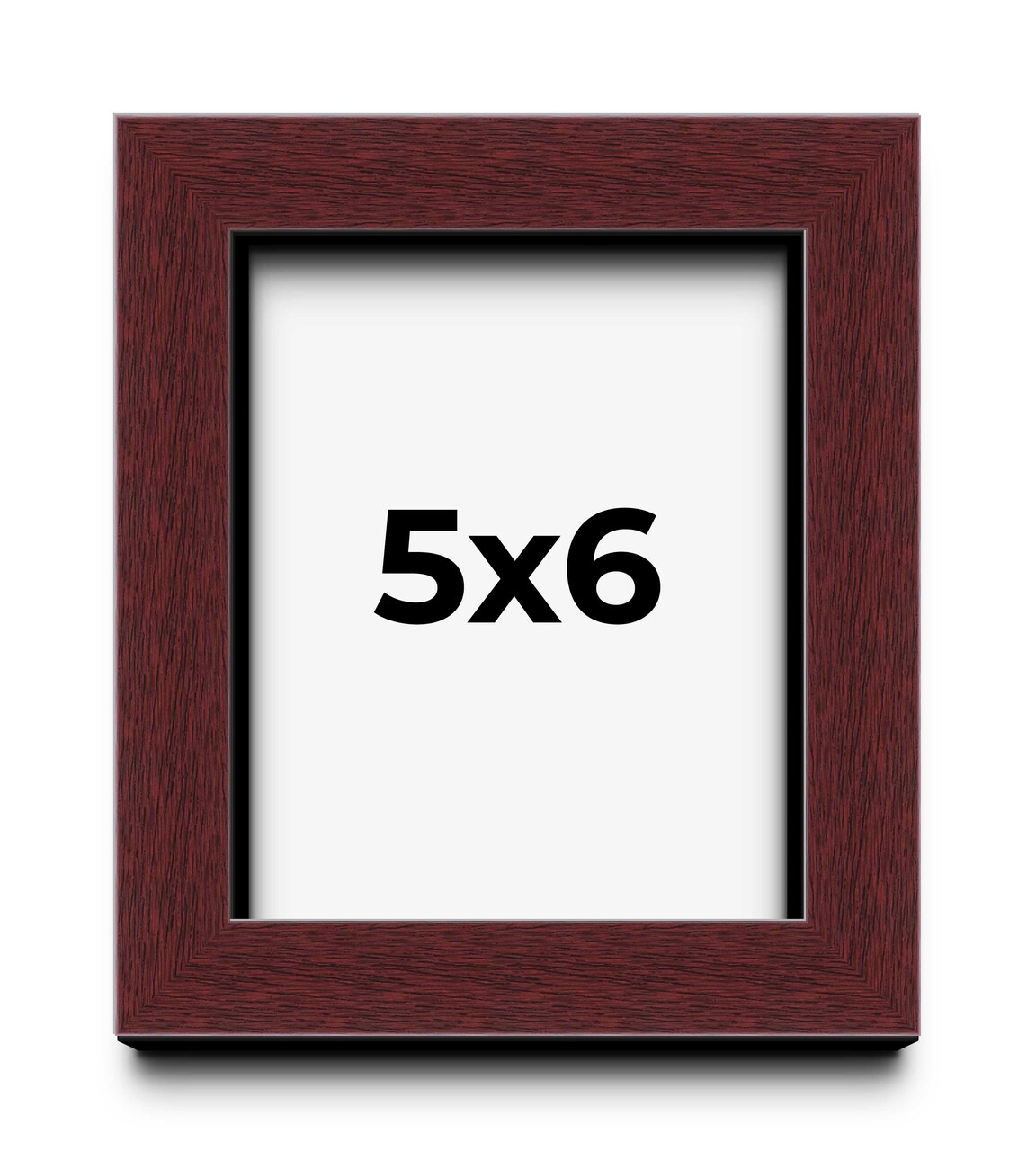 Photo Size Shadow Box 1.5" Depth Brown Picture Frame - UV Acrylic, Backing, Hanging Hardware